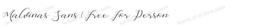 Malvinas Sans (Free For Personal Use)字体转换